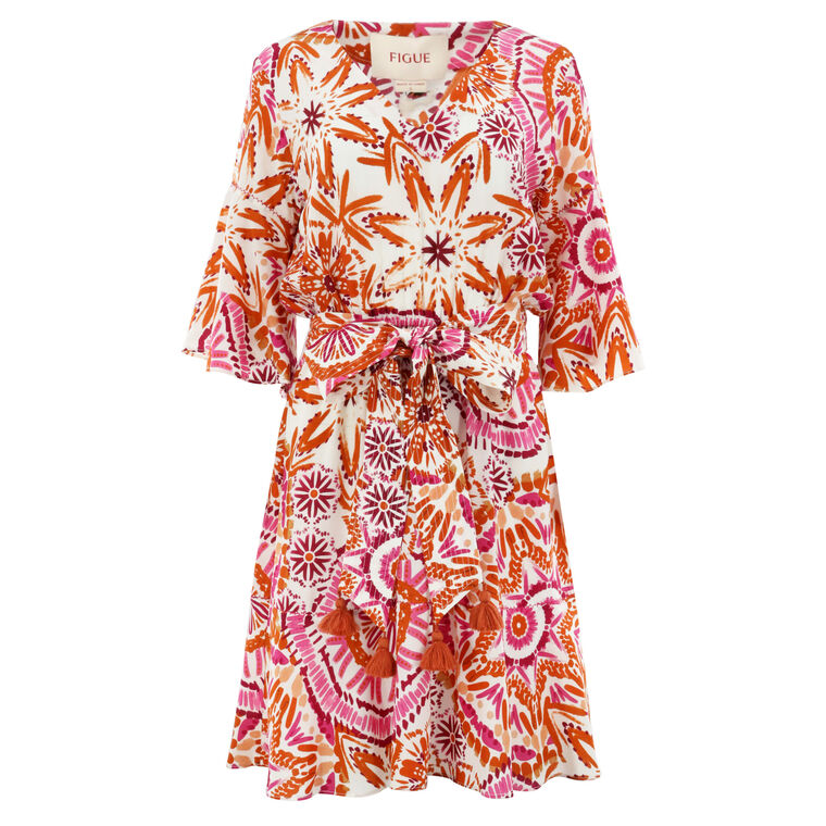 Noah V-Neck Mini Dress image number null