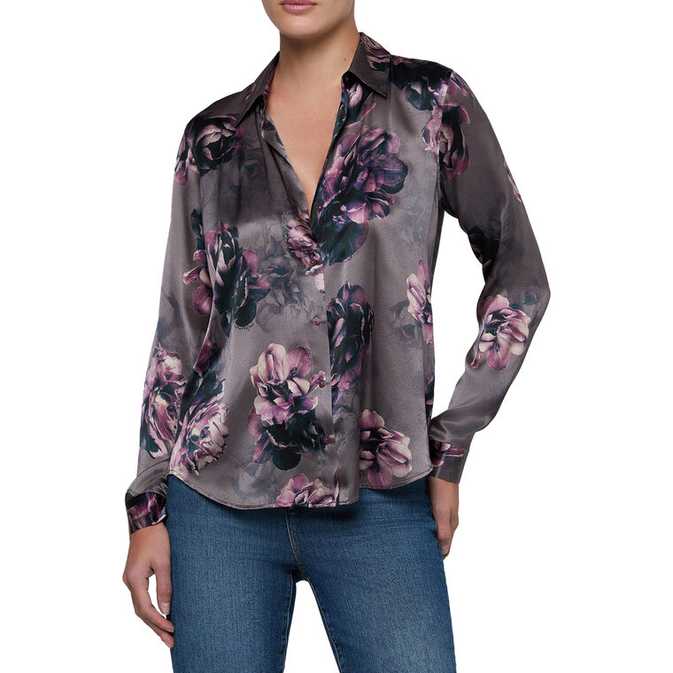Tyler Long Sleeve Silk Blouse image number null