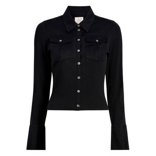 Lyric Long Sleeve Cupro Top