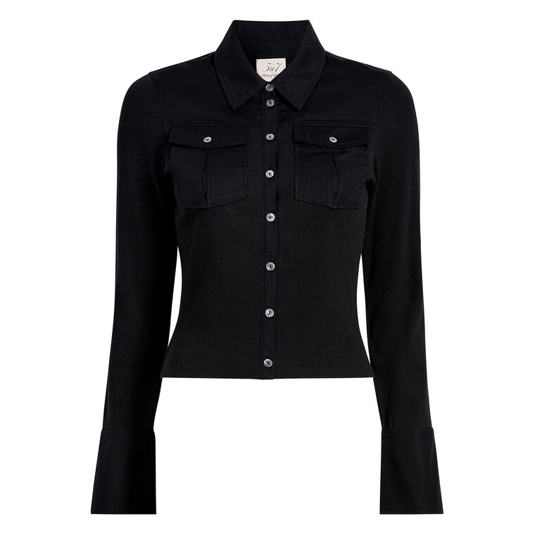 Lyric Long Sleeve Cupro Top image number null