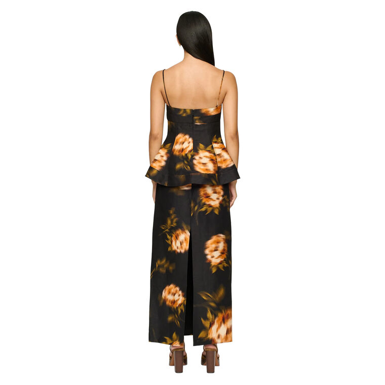 Miro Sleeveless Curved Bustier Top image number null