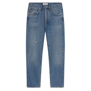 90s Crop Mid Rise Straight-Leg Jean