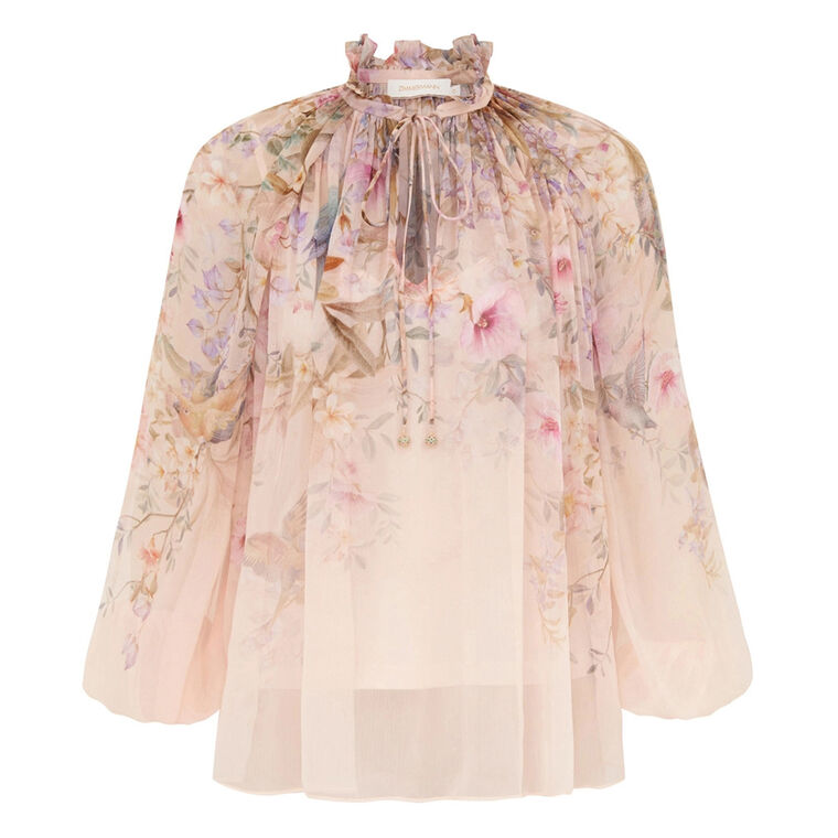 Rebellion Long Sleeve Billow Blouse image number null