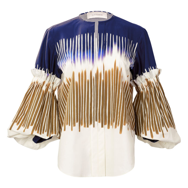 Lucaya Voluminous Sleeve Blouse image number null