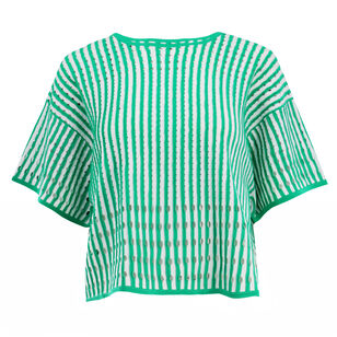 Nellie Short Sleeve Knit Top
