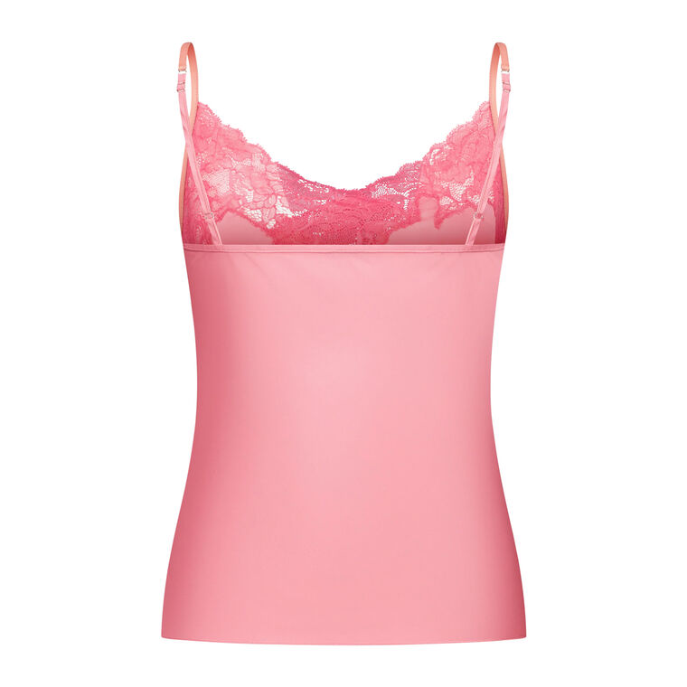 Signature Lace Trim Tank Top image number null