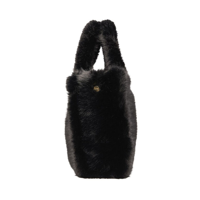 Oversized Faux Fur Tote image number null