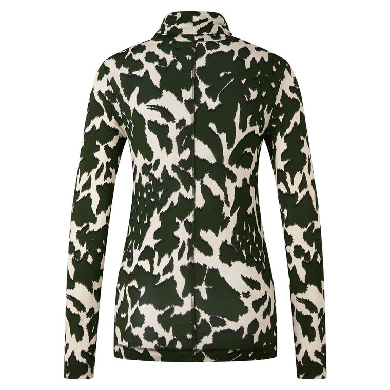 Andriana Long Sleeve Printed Turtleneck Top image number null