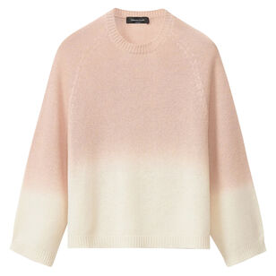 Ombre Faded Platinum Sweater