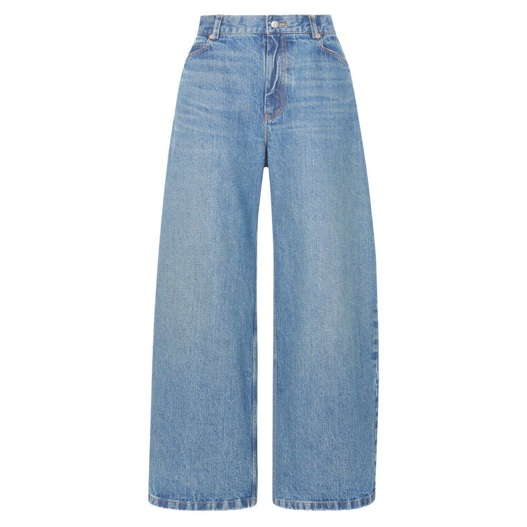 Dottir Wide-Leg Denim Pant image number null