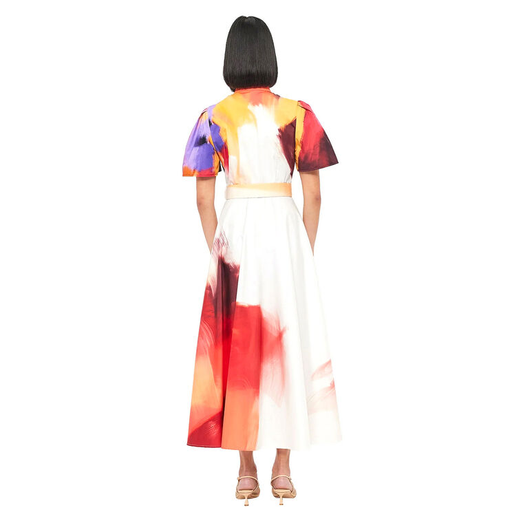 Bianca Short Sleeve Midi Dress image number null
