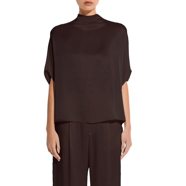 Satin Cape Tee image number null