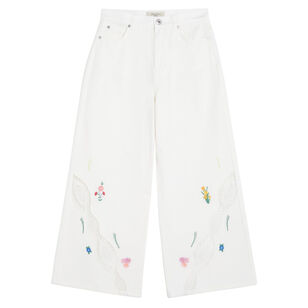 Lord Cropped Wide-Leg Trouser