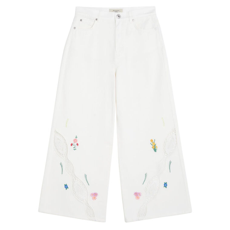 Lord Cropped Wide-Leg Trouser image number null