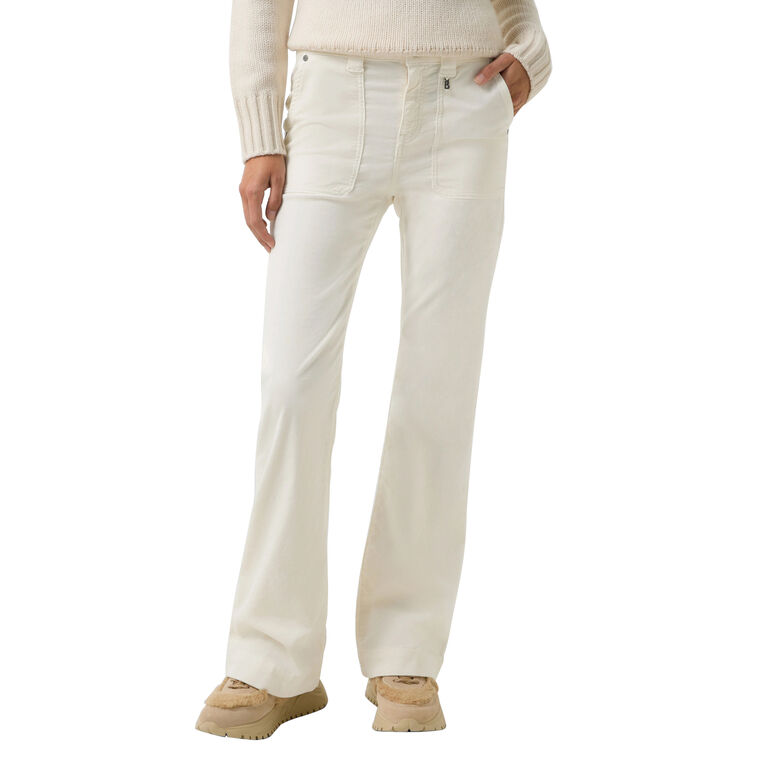 Devin Flared Velvet Jeans image number null