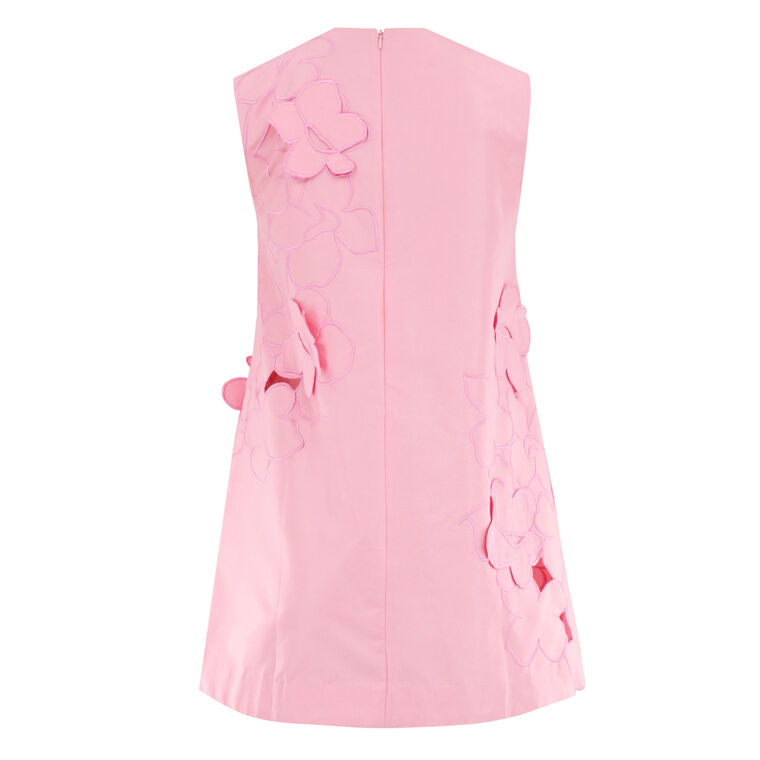 Katya Sleeveless 3D Floral Mini Dress image number null