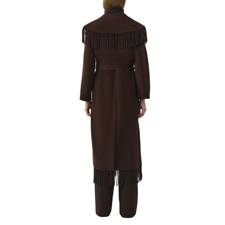 Carrie Fringe Robe Coat image number null