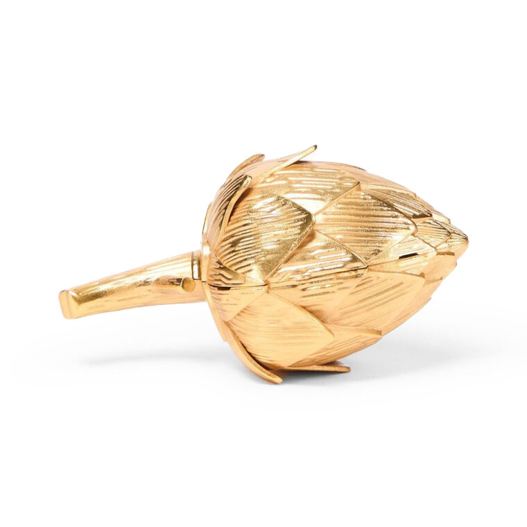 Isabella Metal Artichoke Clutch image number null