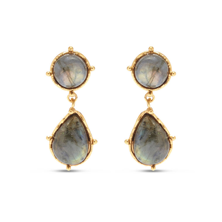 Two Pierres Dot Earrings image number null