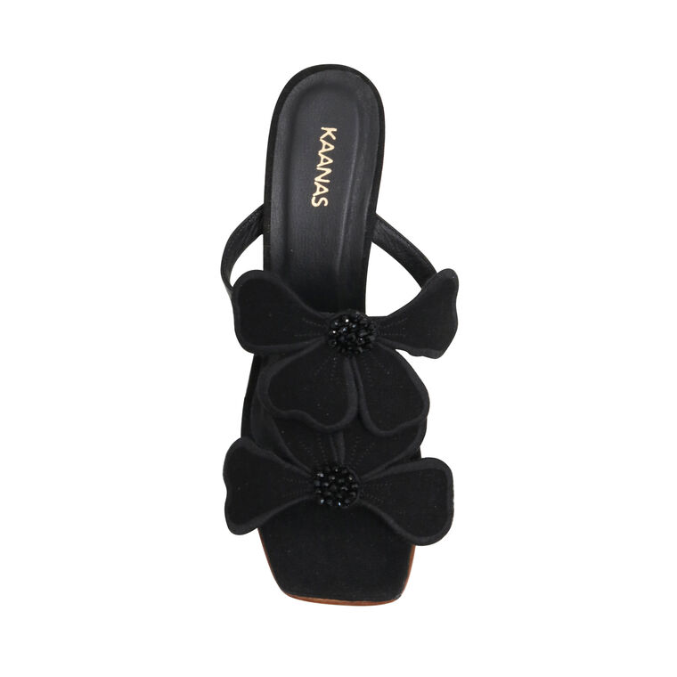 Sequoia Flower Heeled Sandal image number null
