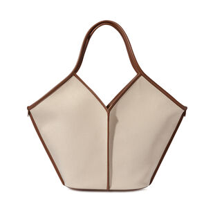 Calella Leather-Trimmed Tote Bag