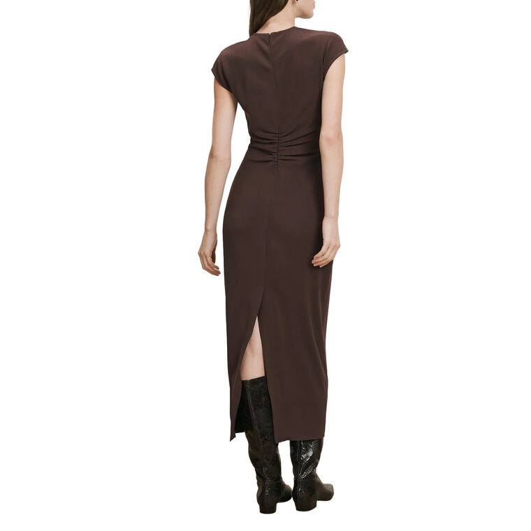 June Ruched Midi Dress image number null