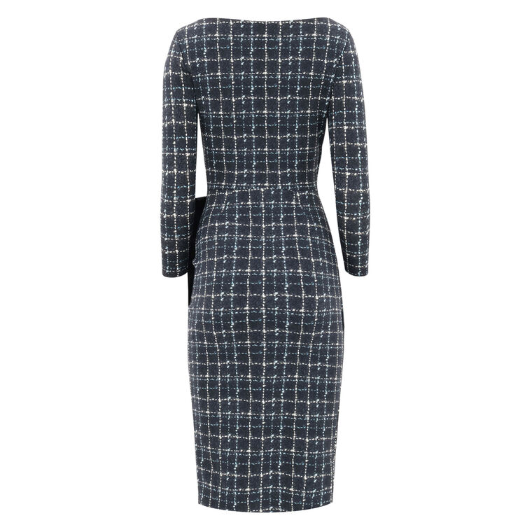 Irida Print Midi Cocktail Dress image number null