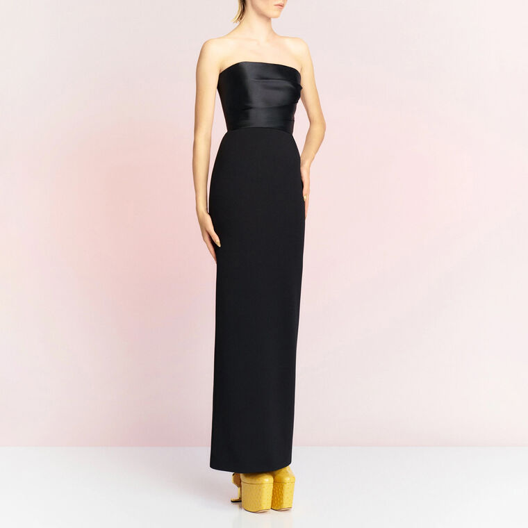 Afra Strapless Gown image number null