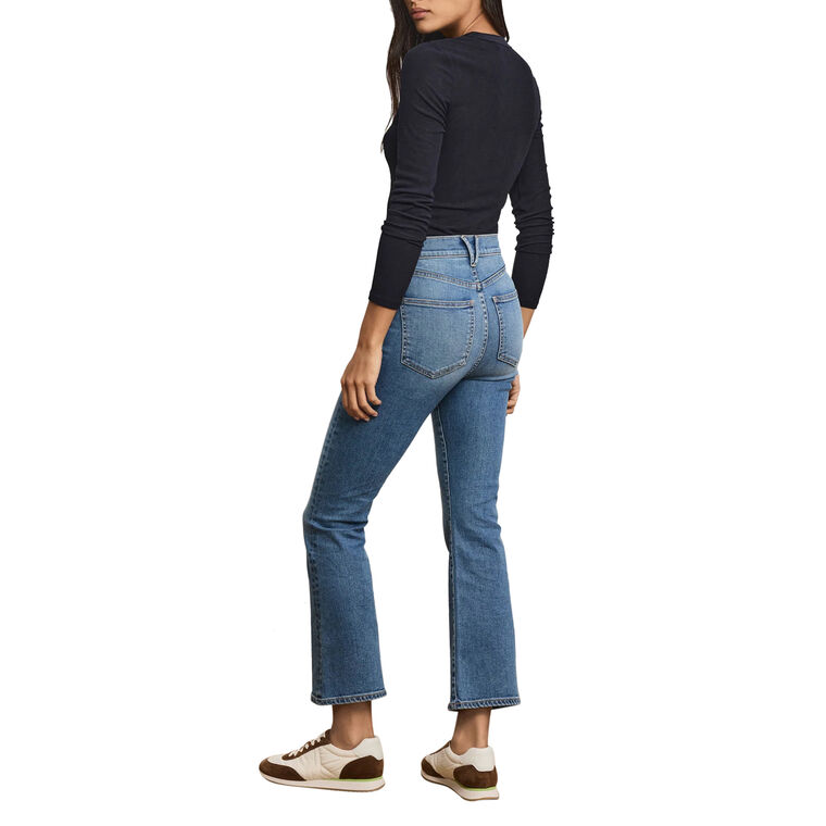 Carson High-Rise Ankle Flare Jean image number null