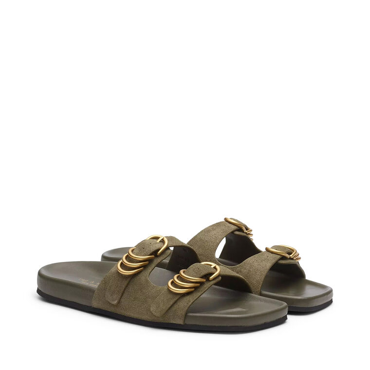Rue Suede Slides image number null