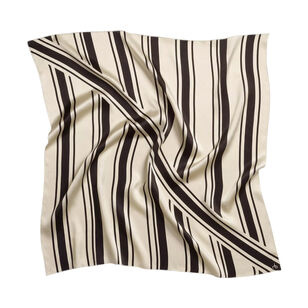 Gia Striped Italian Silk Scarf