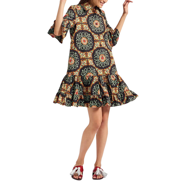 Choux Cotton Poplin Mini Dress image number null