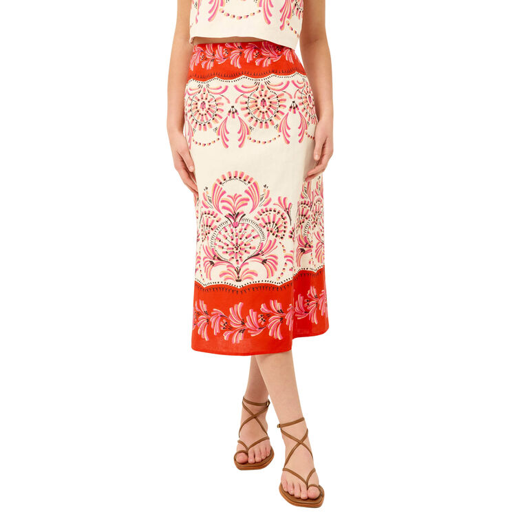 Sutton Midi Sheath Skirt image number null