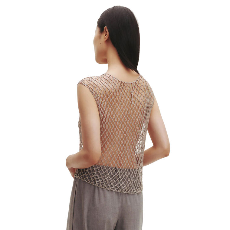 Chloe Chain Mesh Top image number null