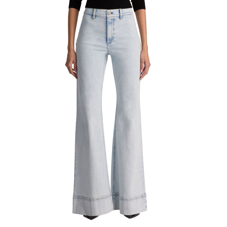 Gorgeous High Rise Wide-Leg Jean image number null