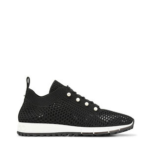 Veles Crochet Knit Sneakers With Pearls