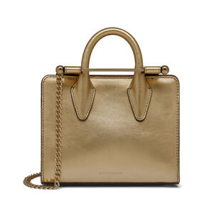 Metallic Foil Leather Nano Tote