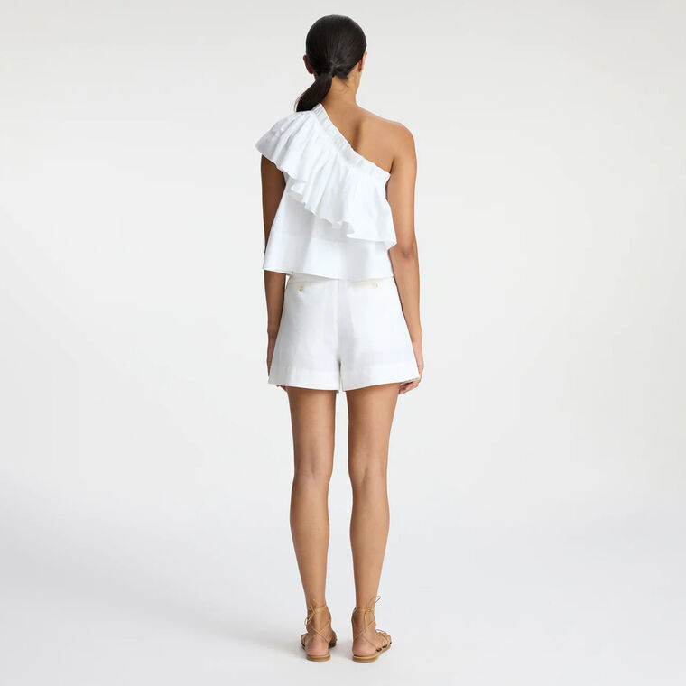 Pia Cotton One Shoulder Top image number null