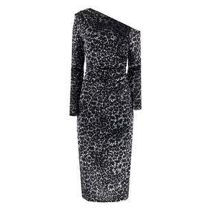 Anastasia Velvet Off-The-Shoulder Midi Dress