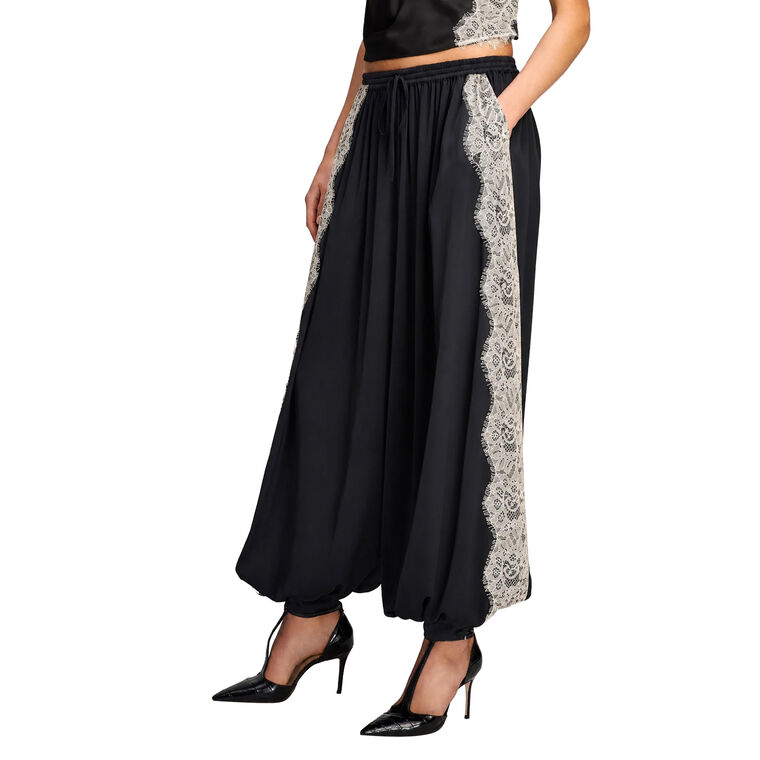 Esme Satin Verne Wide-Leg Pull-On Pant image number null