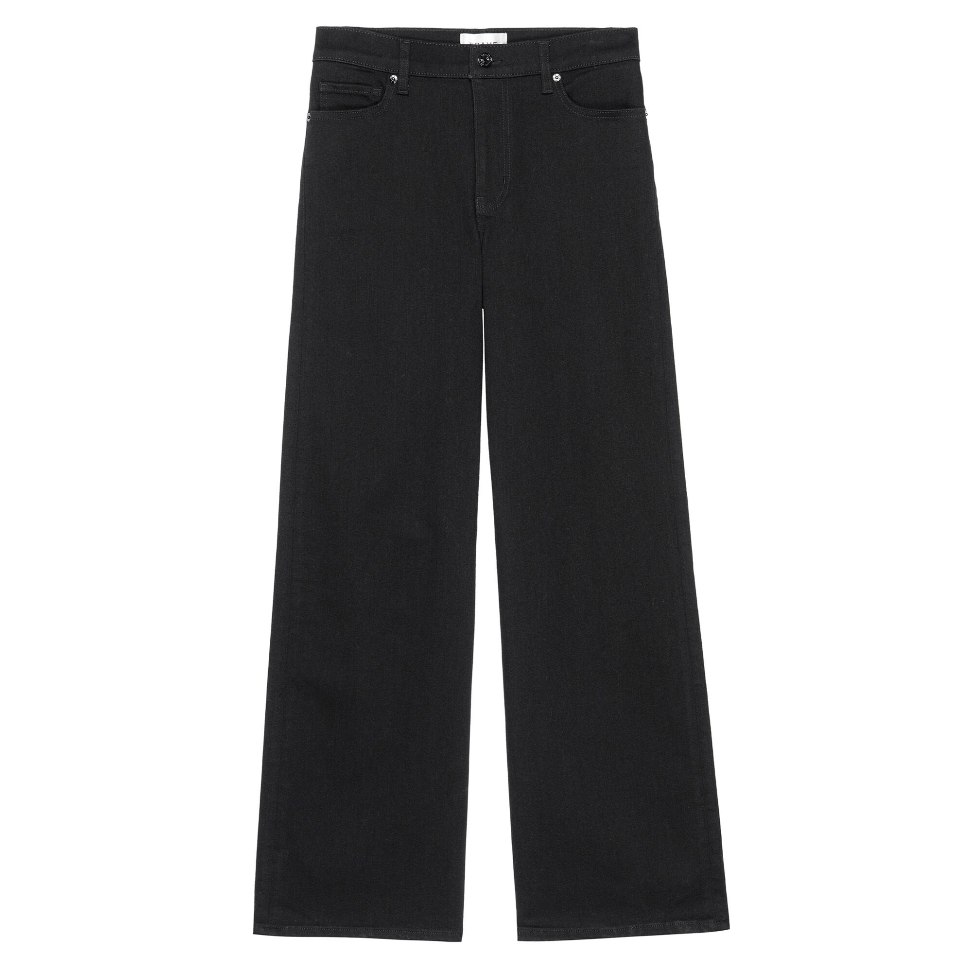【SATIIIZ】Theron Black Wide Denim Pants The Zoe Super Hi-rise Baggy Jean | Aritzia US