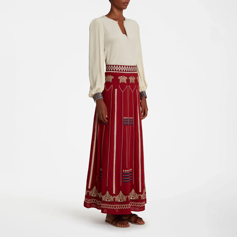 Camille Skirt with Samarcanda Embroidery image number null