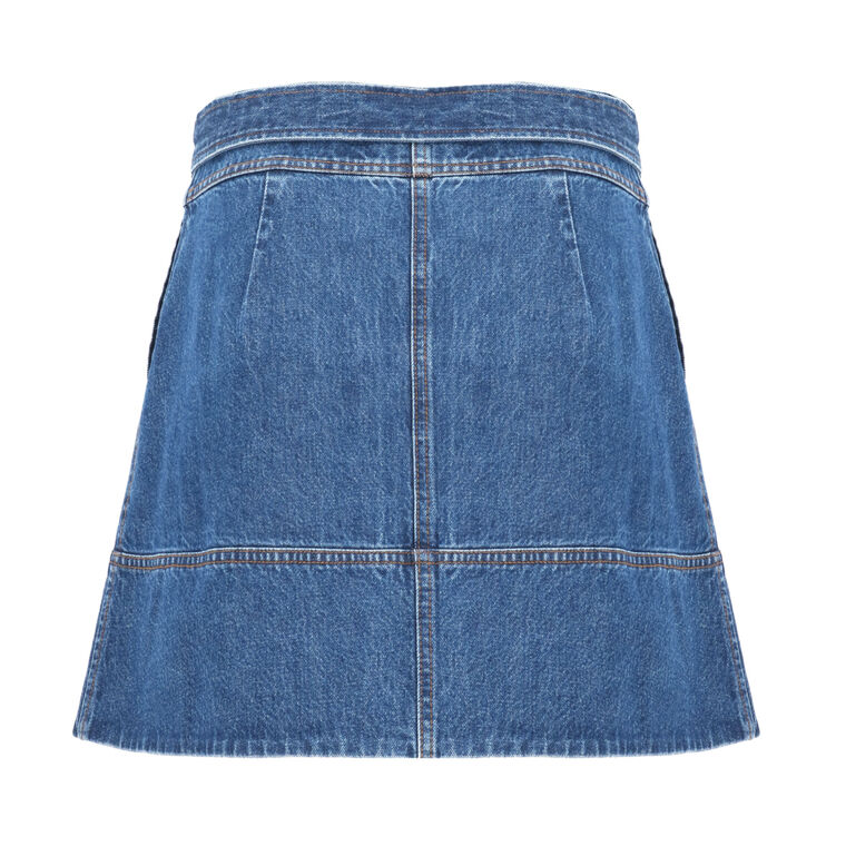 Courtney Denim Mini Skirt image number null