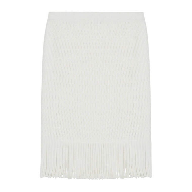 Xavia Lattice Knit Midi Skirt image number null