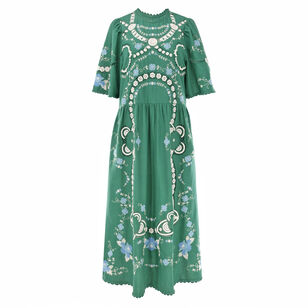 Vesna Embroidery Short Sleeve Dress