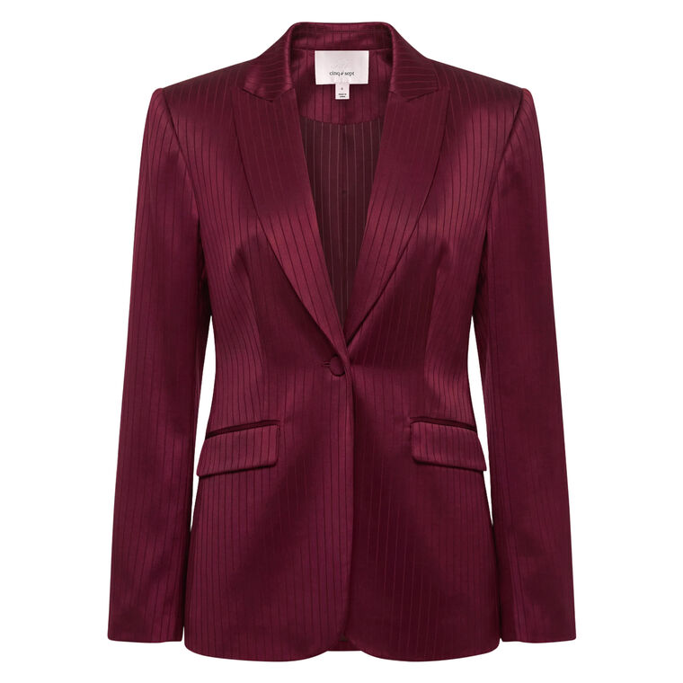 Georgia Satin Stripe Cheyenne Blazer image number null