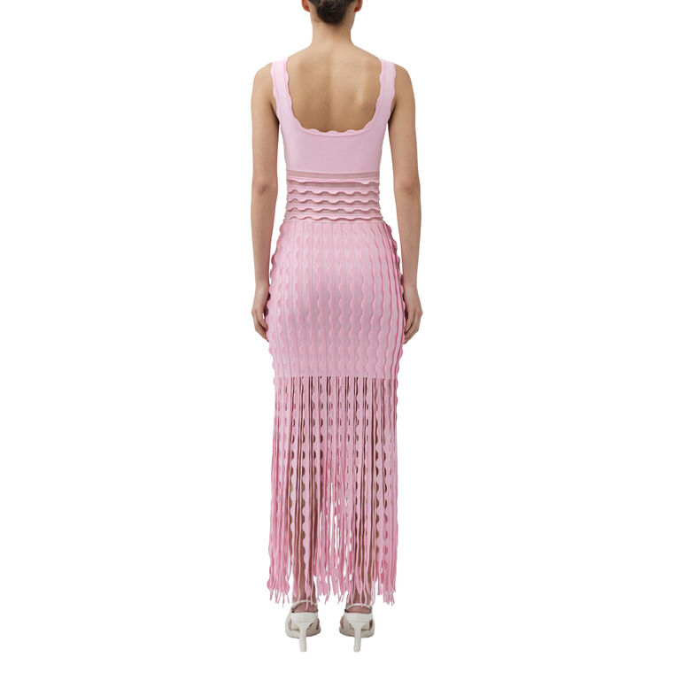Brionne Scalloped Knit Midi Dress image number null