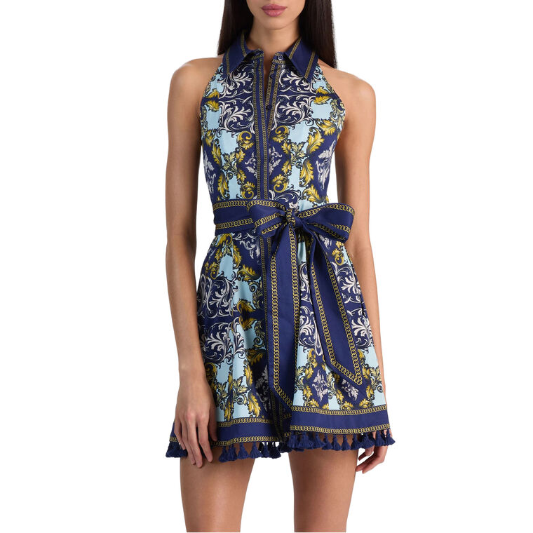 Lucy Sleeveless Mini Shirt Dress image number null