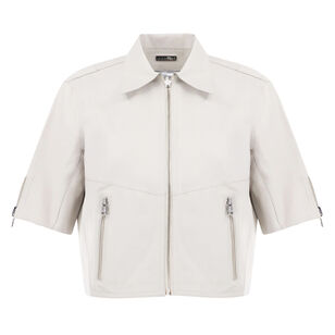 Sevana Reversible Leather Jacket