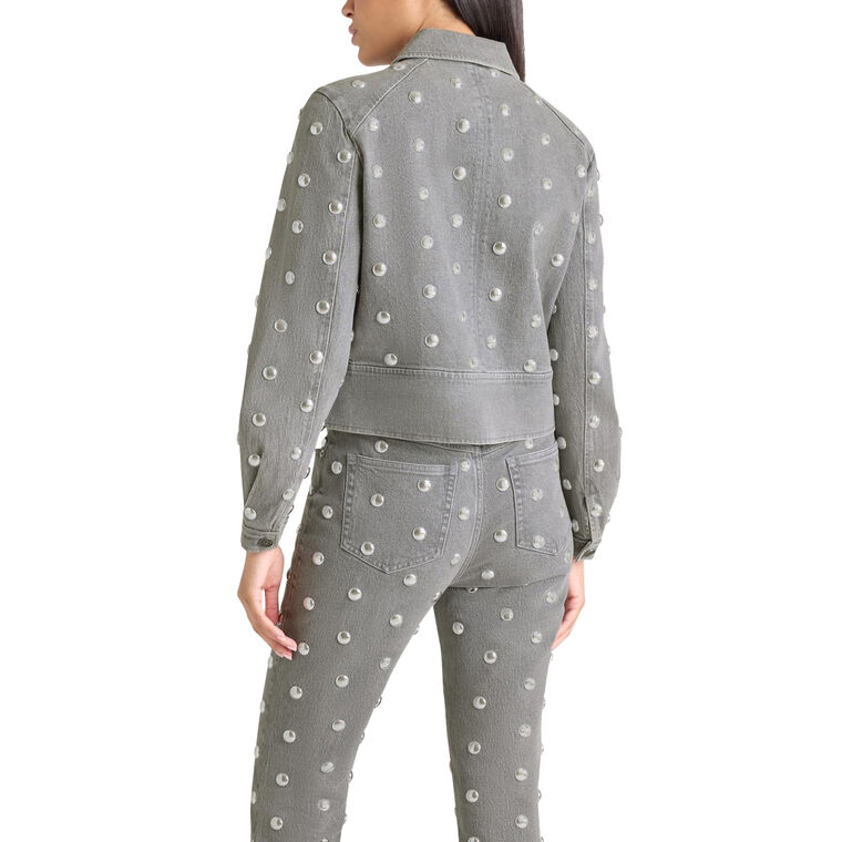 Harriet Studded Denim Jacket image number null